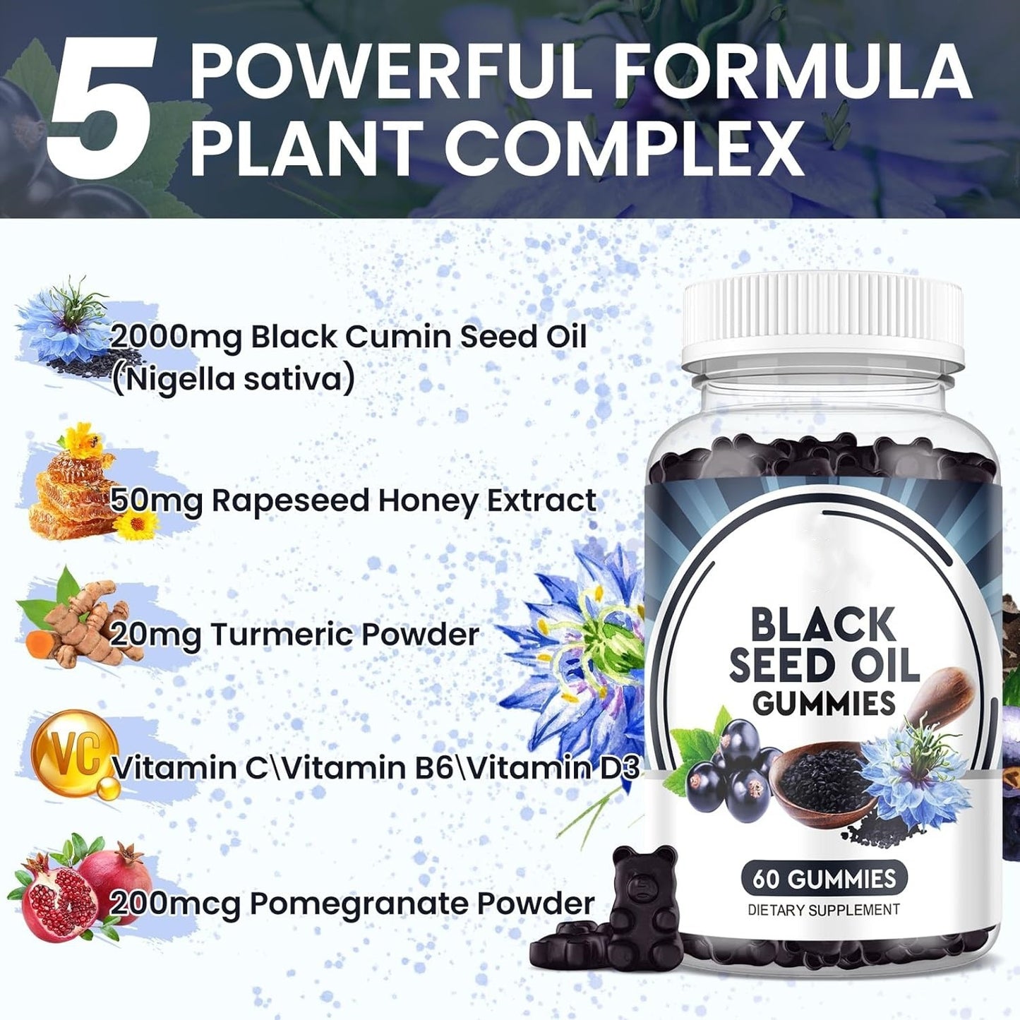 Black Cumin Seed Oil Gummies